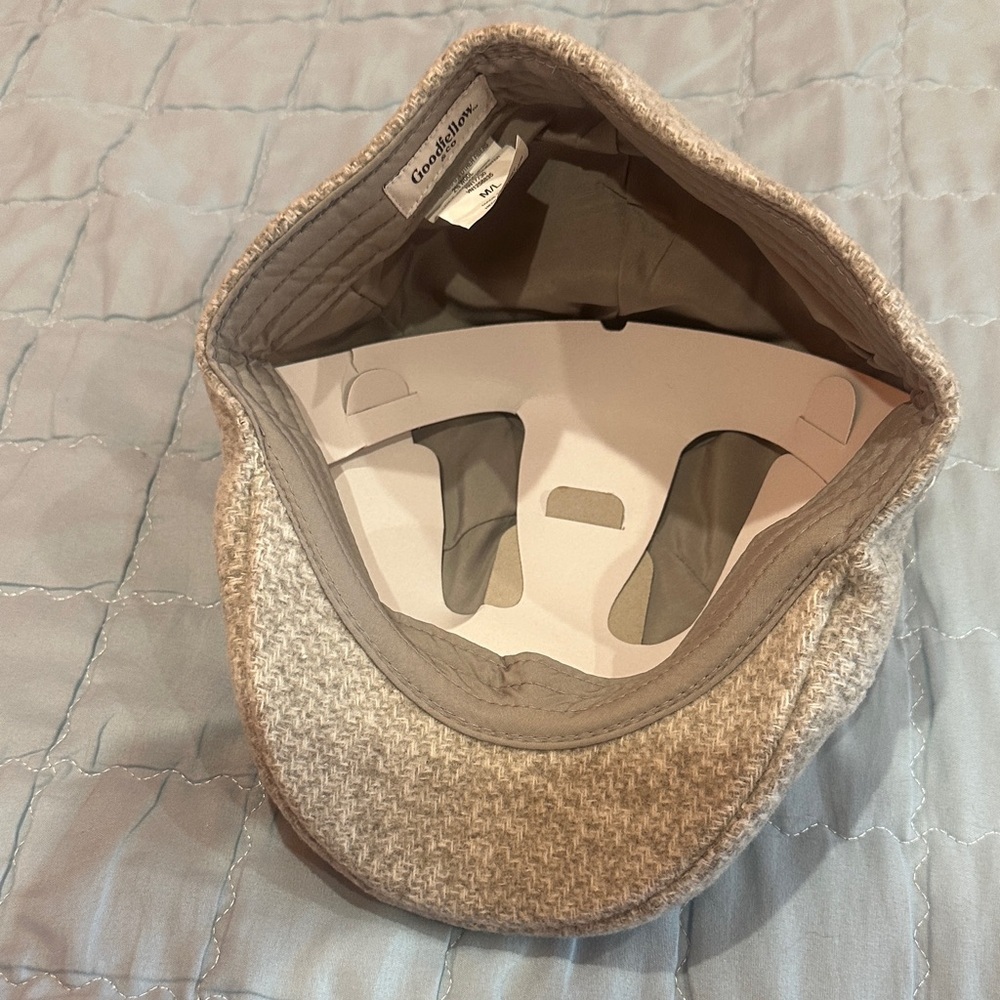 NEW Stylish Gray Tweed Cap - Picture 6 of 9